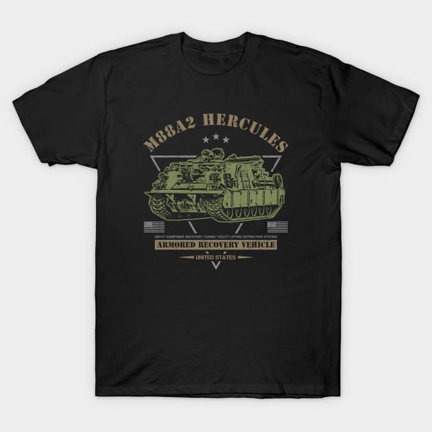 M88A2 Hercules - M88 Recovery Vehicle T-Shirt by Military Style Designs